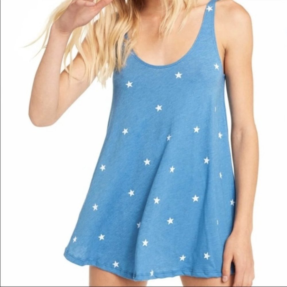 WildFox Blue Star Print Tank